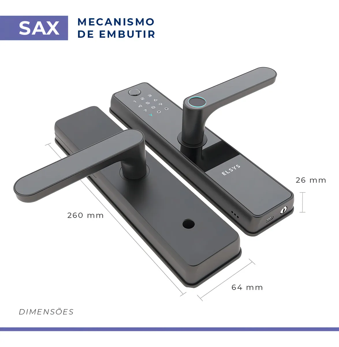 SDPM-0158 | FECHADURA DIGITAL
