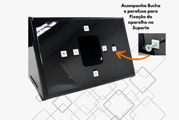 SDPM-0162 | VÍDEO PORTEIRO + TELA EXTRA + PROTETOR E SUPORTE PARA MESA